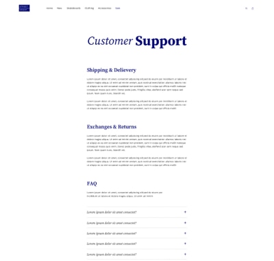 Customer Support